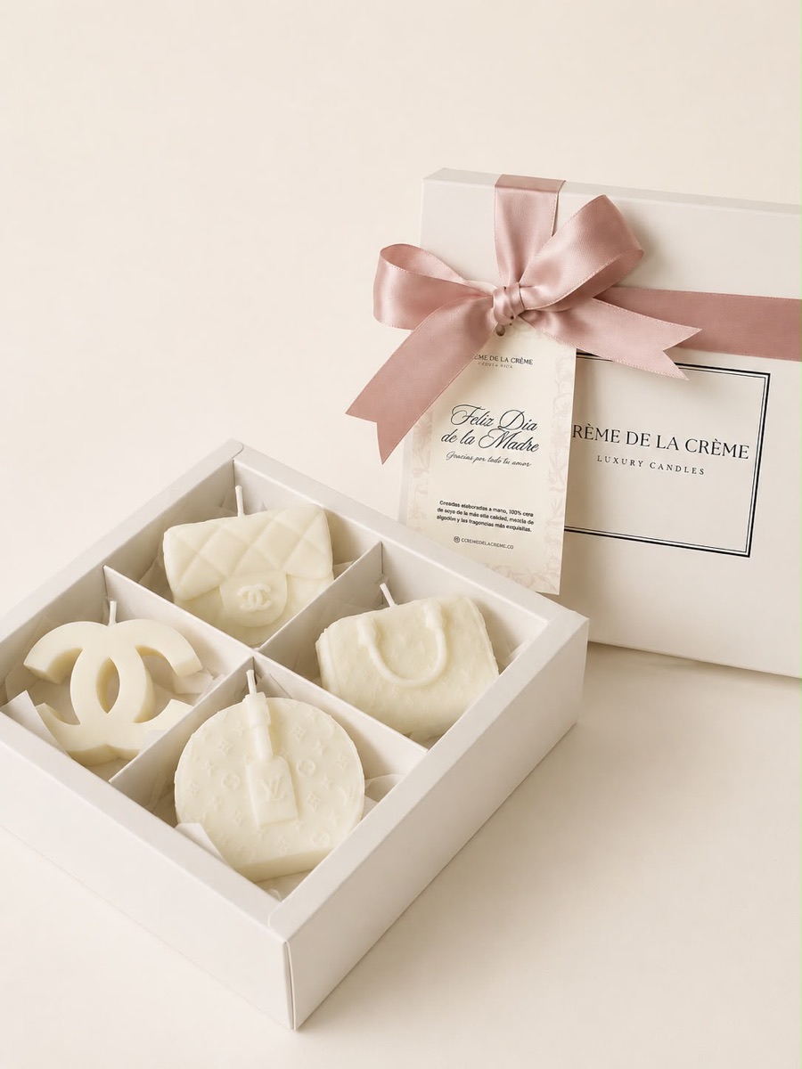 Mini Designer Bags — Candle Set