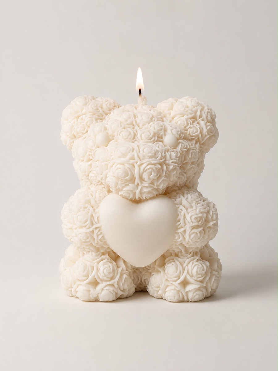 Vela Osito con Corazón — Crème de la Crème